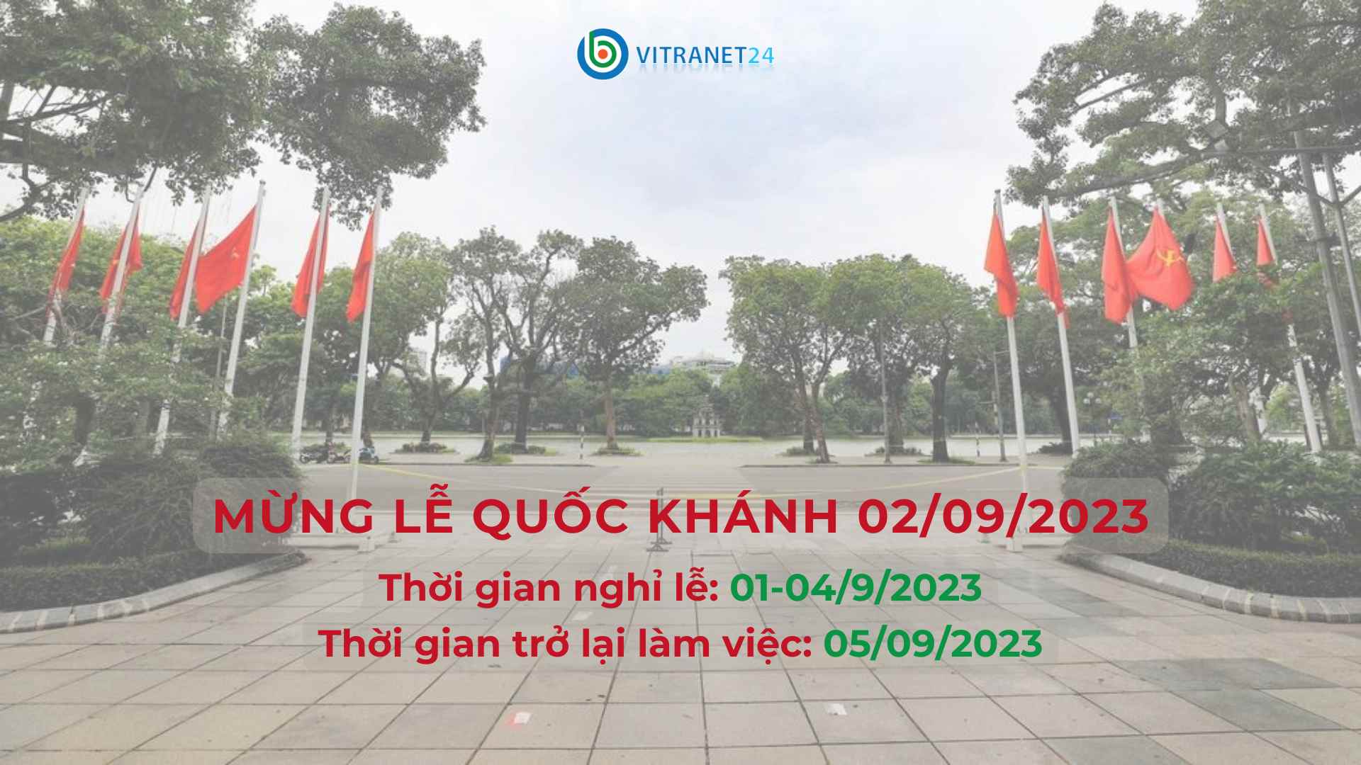 Lịch nghỉ lễ Quốc khánh 2023
