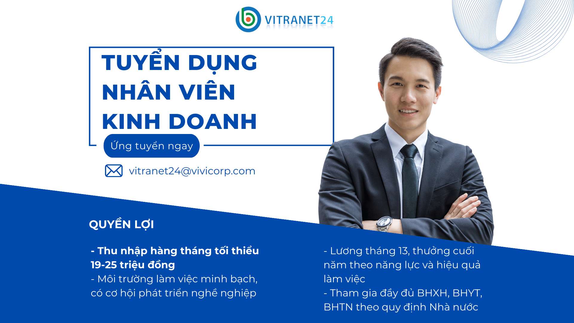 HOT JOB Tìm 5 đồng đội kinh doanh lương cao làm việc tại Hà Nội!
